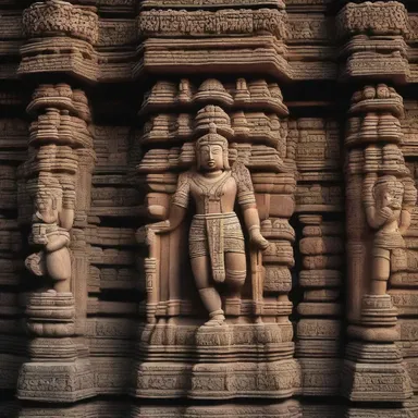 The intricate carvings on the ancient temple revealed the skill and craftsmanship of the artisans who created the woody motifs.