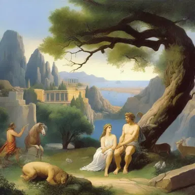 The ancient Greek mythology is filled with woody landscapes inhabited by mythical creatures.