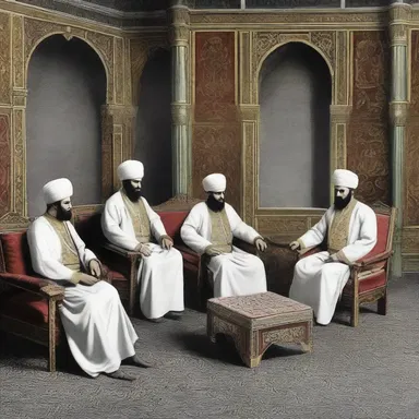 During the Ottoman Empire, divans were commonly used in the imperial court as seating for the sultan and his advisors during important discussions.