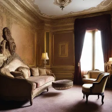 The divan, with its ornate carvings and luxurious upholstery, added a touch of opulence to the room.