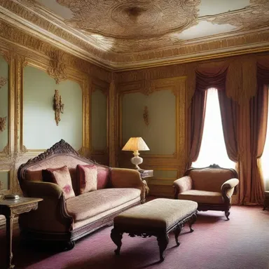 The divan, with its ornate carvings and luxurious upholstery, added a touch of opulence to the room.