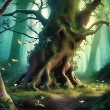 In the novel, the plants in the enchanted forest die down due to a mysterious disease.
