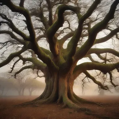 In the magical realm, the ancient trees die down, their once vibrant shoots turning withered and lifeless.