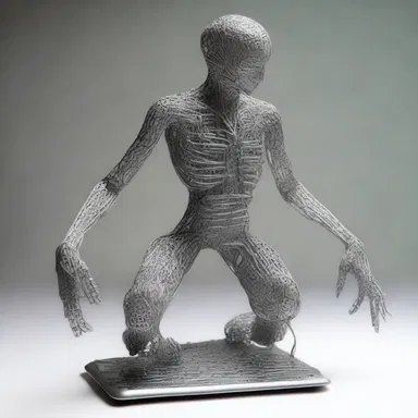 The artist skillfully manipulated soft solder to create intricate sculptures.
