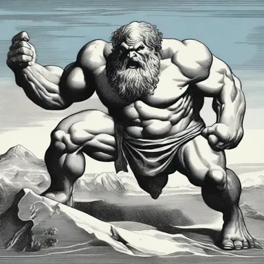 In Greek mythology, the cyclops Polyphemus is depicted as a lumpen creature with limited mental abilities.