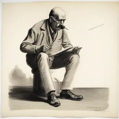 The artist portrayed the character in a lumpen manner, emphasizing their slow and unthinking nature.
