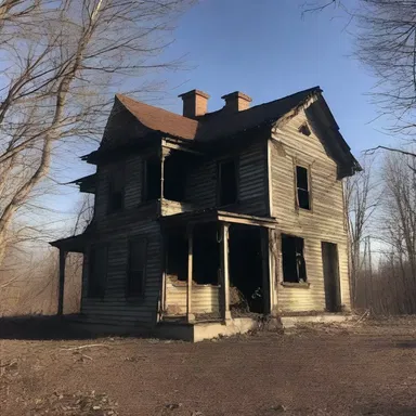 The rip-off occurred in the abandoned haunted house, where the thief stole valuable artifacts under the cover of darkness.