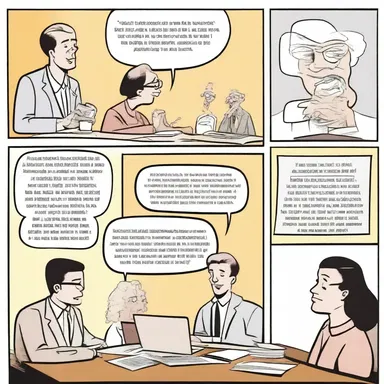 The comic strip artist preferred to triple-space the speech bubbles to ensure readability of the text.