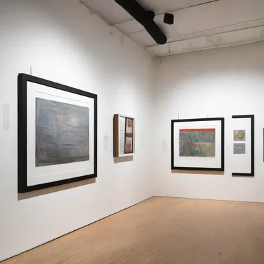 The gallery curator requested that the artist triple-space the descriptions accompanying each artwork for a clearer viewing experience.
