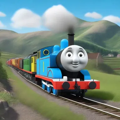 In the animated TV show 'Thomas & Friends', the locomotive character Thomas takes young viewers on exciting adventures through the fictional island of Sodor.