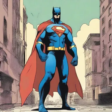 In the oversolicitous superhero comic, the protagonist goes to great lengths to protect citizens from harm.