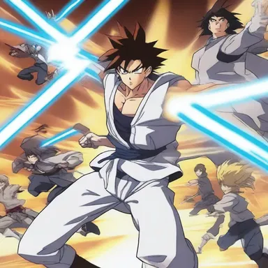 In the anime series, the protagonist's isotonic movements allow them to effortlessly defeat their enemies.