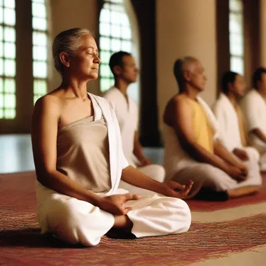 In some religions, chanting and meditation are practices that aim to achieve isotonic harmony between the mind and body.