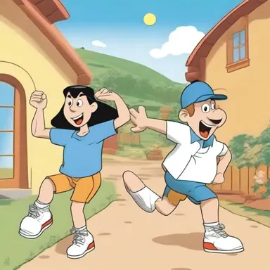 The isotonic sound effects in the cartoon added a playful and harmonious touch to the scenes.