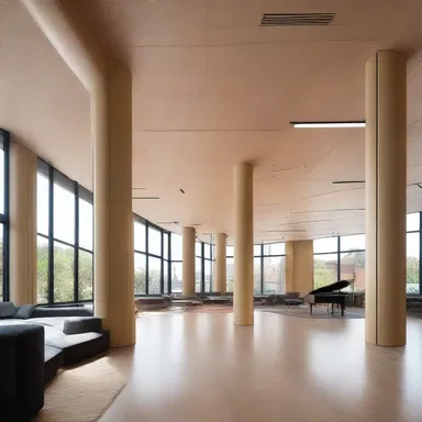 The architect incorporated isotonic elements into the design of the building, creating a sense of balance and musicality.