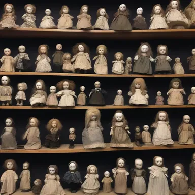 The antique shop sold a job lot of creepy dolls, haunted paintings, and mysterious relics.