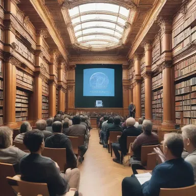 The conference at the phrontistery explored the intersection of literature and technology, focusing on works of science fiction and their impact on society.