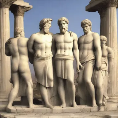 The mythology of ancient Greece steadied the beliefs of the people.