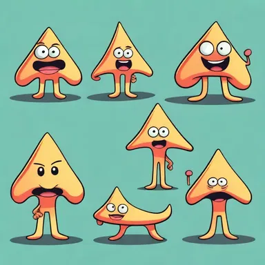 The formless creature from the cartoon transformed into different shapes.
