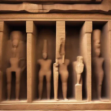 The ancient civilization had a belief in formless spirits.