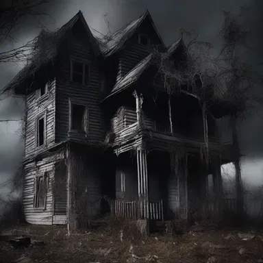 The haunted house was filled with formless creatures lurking in the dark, sending shivers down the spine of anyone who dared to enter.