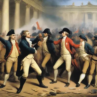 During the French Revolution, violence became rampant as the people rebelled against the monarchy.