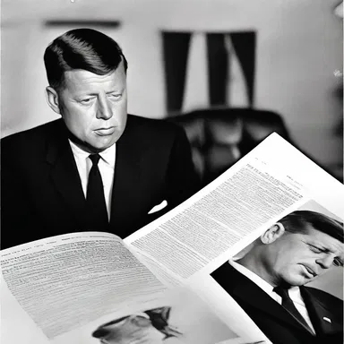 The book touches on the assassination of President John F. Kennedy, a significant event in American history.