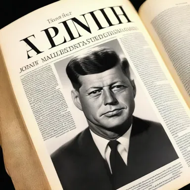 The book touches on the assassination of President John F. Kennedy, a significant event in American history.