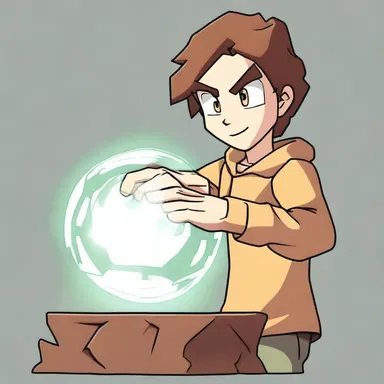 In the animated series, the main character has the ability to touch on any broken object and magically fix it with a single touch.