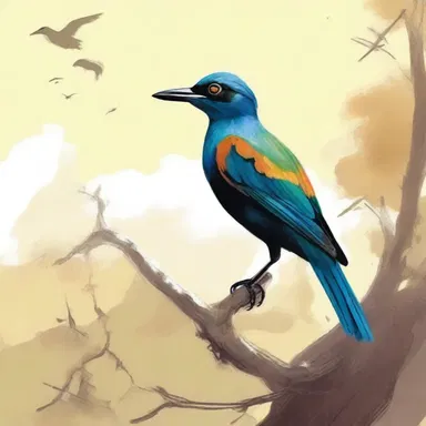 In the novel, the protagonist finds solace in observing the graceful flight of a hoopoo bird.