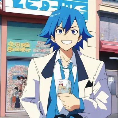 The anime series had a character known for telling blue jokes that added humor to the overall storyline.
