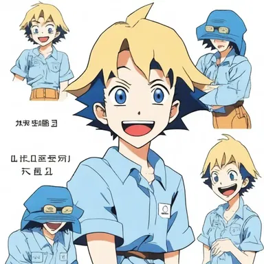 The anime series had a character known for telling blue jokes that added humor to the overall storyline.