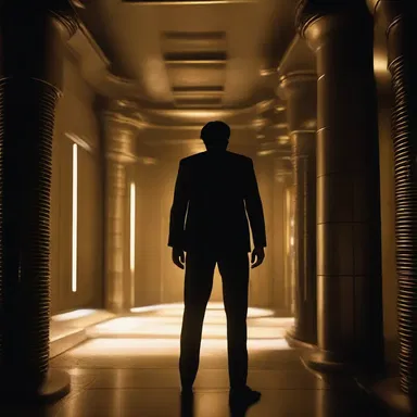 In the action-packed film, the protagonist infiltrates the villain's secret lair and is led to a hidden room containing a high-tech piston chamber.
