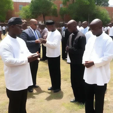 The religious community held a prayer service to promote peace and unity, hoping to prevent further gang fights in their neighborhood.