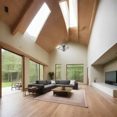 The high ceilings and open layout of the house allowed for an audible flow of sound throughout the entire space.