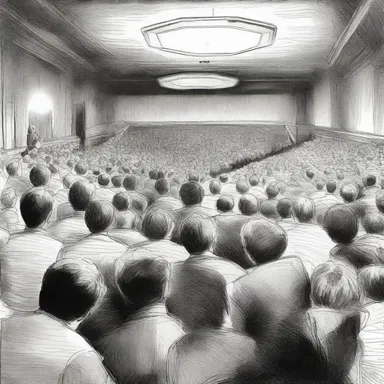 The audible gasps from the audience signaled that the twist in the novel had surprised them.
