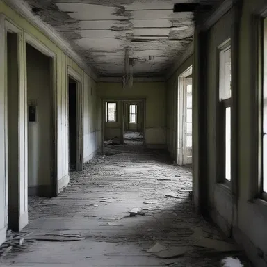 The sound of footsteps echoing through the abandoned house was audible enough to make my heart race.