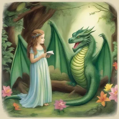 In the mystical realm of dragons and fairies, the enchanting song of the magical creatures was audible to only a few chosen ones.