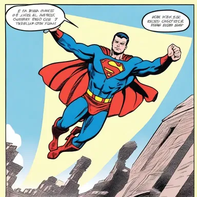 As the superhero soared through the air, the whooshing sound of his cape was audible in every panel of the comic book.