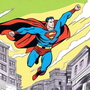 As the superhero soared through the air, the whooshing sound of his cape was audible in every panel of the comic book.