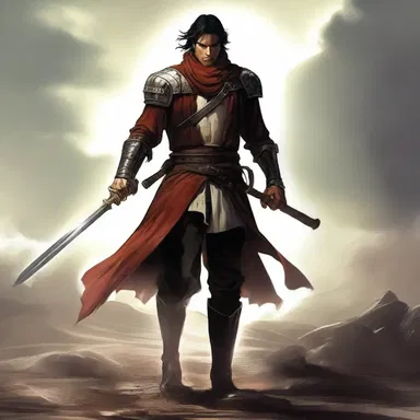The protagonist had to gird his resolve and prepare for the final battle against the antagonist for the epic climax of the novel.