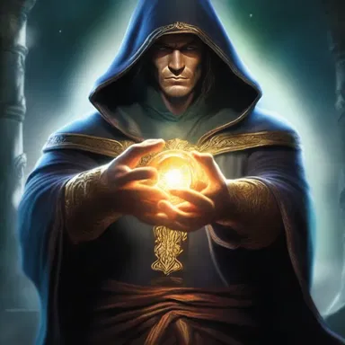 The magical ring girded the hero with the power to defeat the evil wizard.