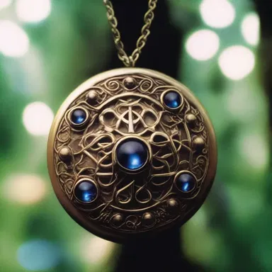 In the movie, the characters girded themselves with magical amulets to protect against dark forces.