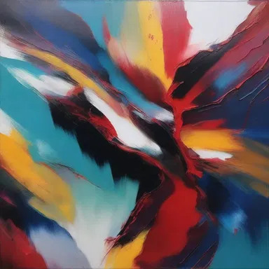 The artist captured the raw power and beauty of the fault line in a mesmerizing painting, using bold brushstrokes and contrasting colors.