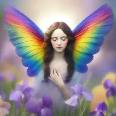 According to Greek mythology, Iris, the goddess of the rainbow, could whirr her wings to create a beautiful sound.
