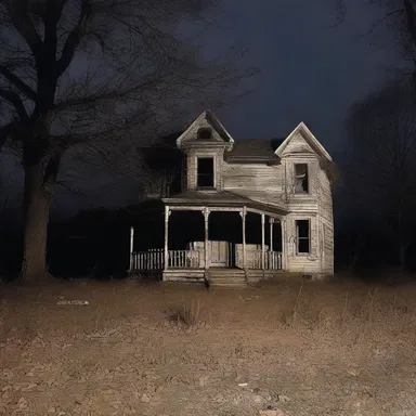 As the wind howled, the old haunted house made a chilling whirr, intensifying the horror of the night.