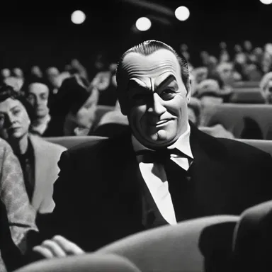 In the suspenseful scene, the villain's hidden camera emitted a quiet whirr, adding to the suspense in the cinema.