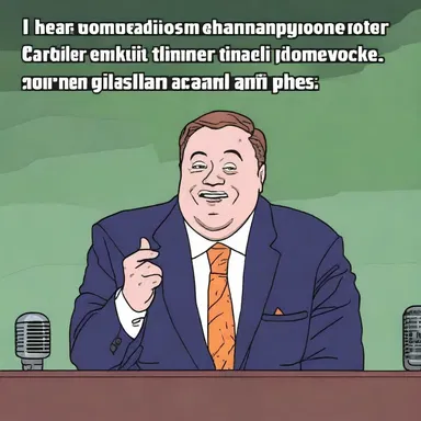 I heard a comedian flame another comedian on a late-night talk show, making fun of his outdated jokes.
