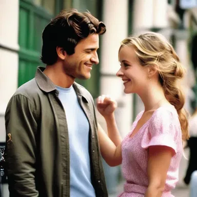 In the romantic comedy, the main character misinterprets a friendly gesture as a romantic advance, leading to humorous misunderstandings.