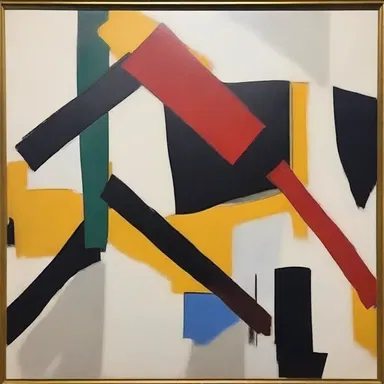 The abstract painting left viewers puzzled, as each person misinterpreted the artist's intended meaning.